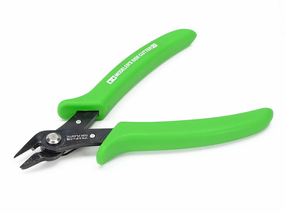 Tamiya Craft Tools Modeler's Side Cutter α (Fluorescent Green) 69940