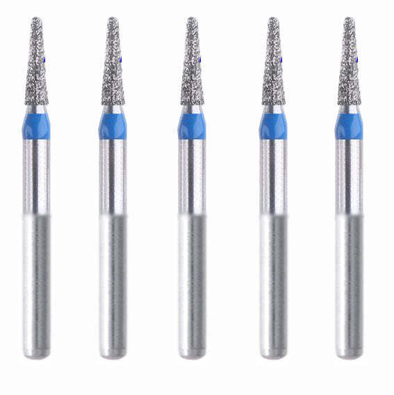 Conical, Dome End 1.6 mm Dia Medium Grit Diamond Bur 5/Pack [1643-TR12]