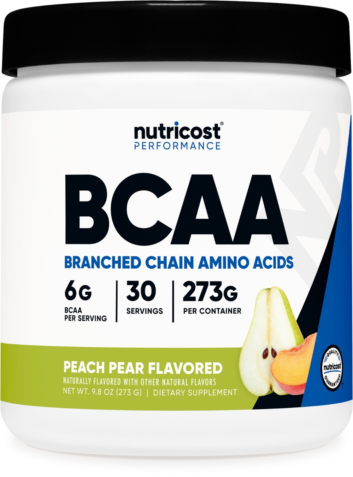 Nutricost BCAA Powder 2:1:1 (Peach Pear, 30 Servings)