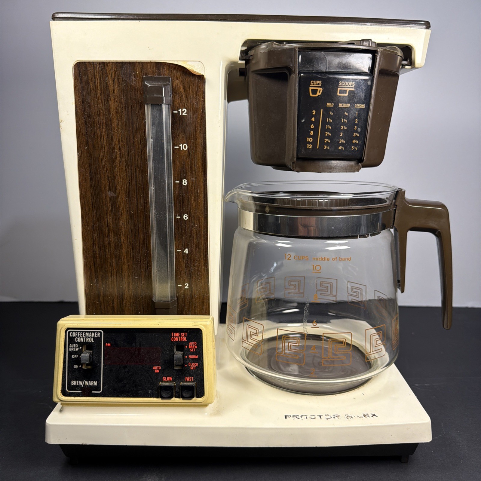 Vintage Proctor Silex A501W Automatic Coffee Maker Timer  USA Made Tested Works