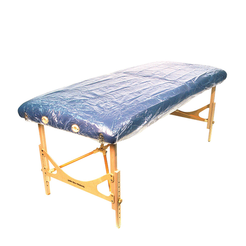 100 Pcs Disposable Plastic Bed Cover 35.4"x70.8" For Spa Massage Tattoos Bed