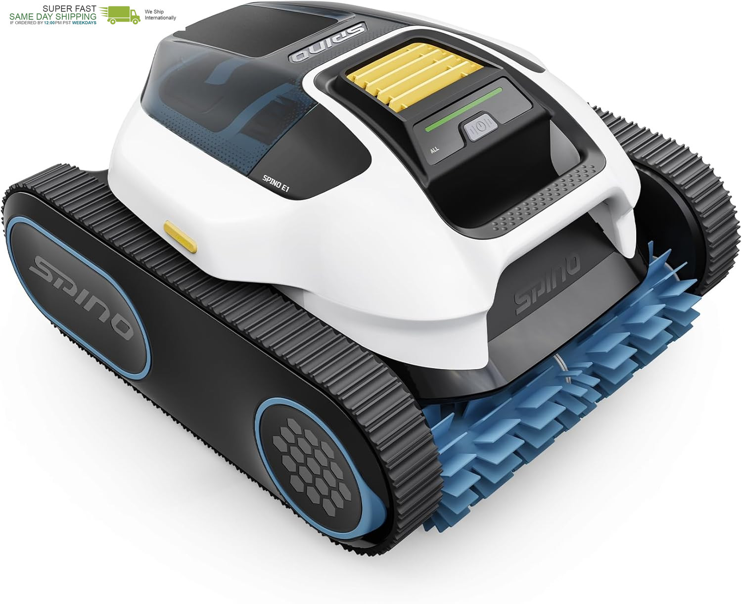 Cordless Robotic Pool Cleaner, Pool Robot for Wall & Waterline Cleaning, Smart A