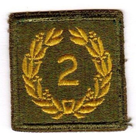 WW2 WWII U S Army Meritorious Unit Commendation 2nd award patch; no glow [s68