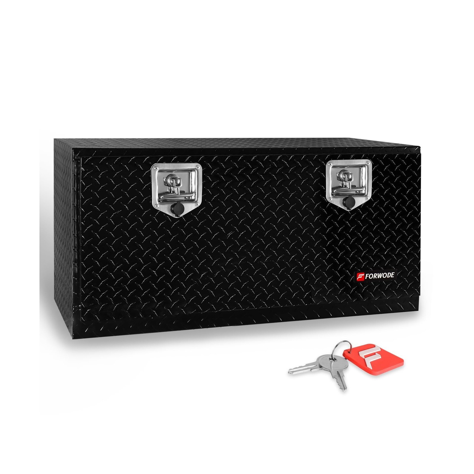 FORWODE 36x17x18 Inch Underbody Truck Tool Box Aluminum Trailer Tool Box with...