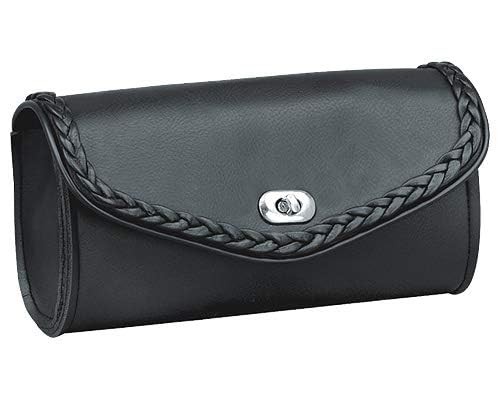Motorcycle Windshield Bag with Braiding and Strong Closure - Twist Lock
