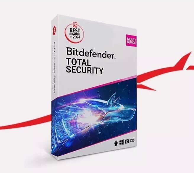 Bitdefender Total Security – 3 Years / 1 Windows PC | Latest Version