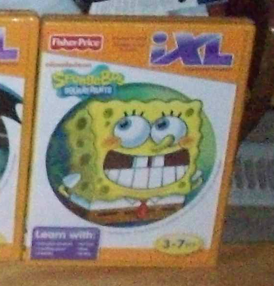 FISHER PRICE iXL I XL SPONGEBOB SQUAREPANTS LEARNING SYSTEM GAME