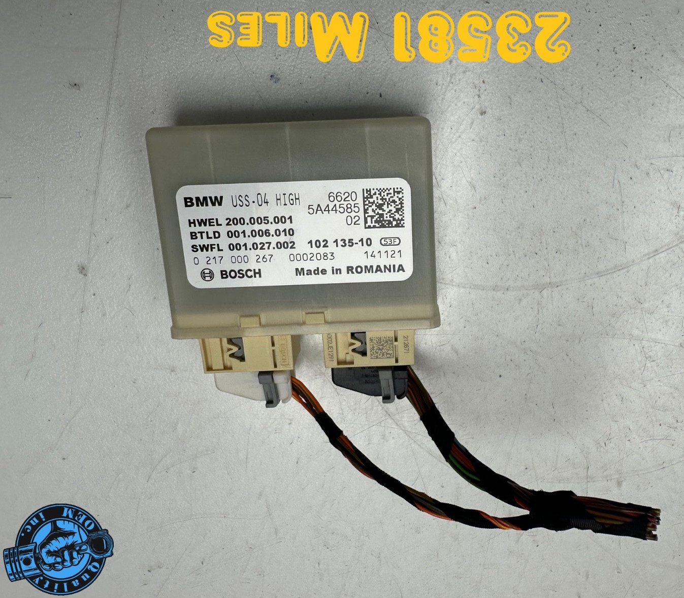 2019-26 BMW 2 3 4 7 8 M X3 X4 X5 X6 X7 Z4 SUPRA PARK ASSIST CONTROL MODULE 23kmi