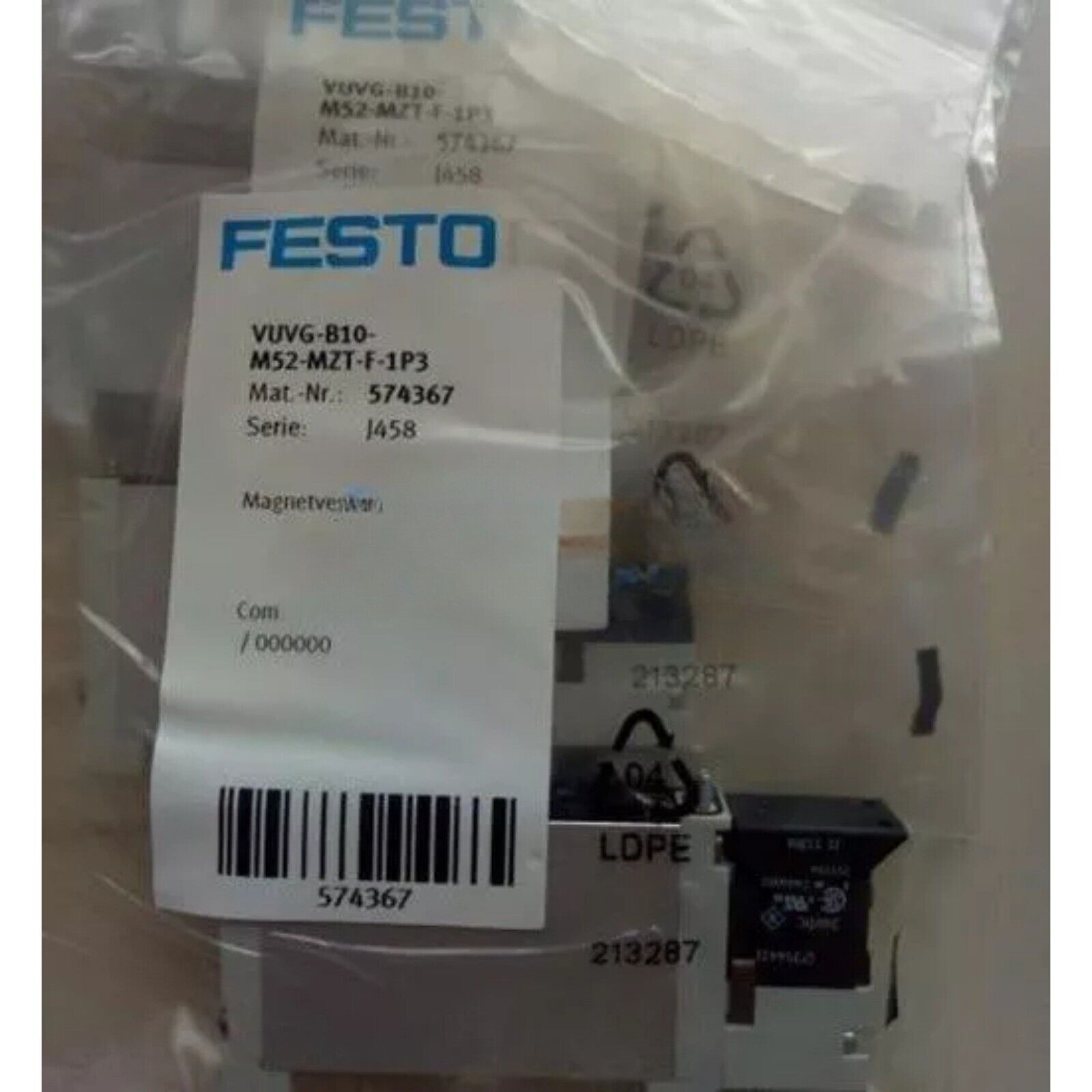 1PC New  Festo VUVG-B10-M52-MZT-F-1P3 574367 Solenoid Valve Free Shipping