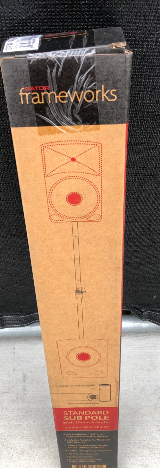 Gator Frameworks GFW-SPK-SP Standard Sub Pole New