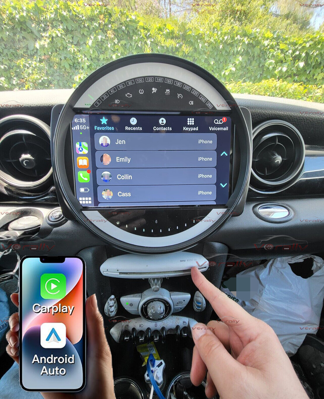 For 2008 09 2010 Mini Cooper S / Cooper Base Radio GPS Head Unit CarPlay Android