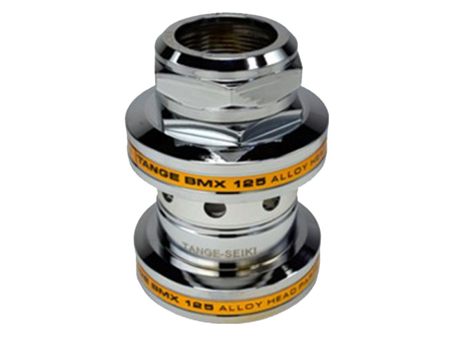 TANGE MX-125 BMX Chrome Threaded Headset Gold