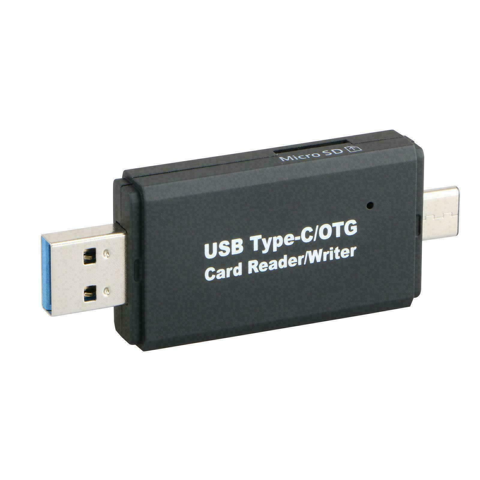 Card Reader USB 3.0 Type C Micro SD TF OTG Smart Memory Adapter Laptop Computer