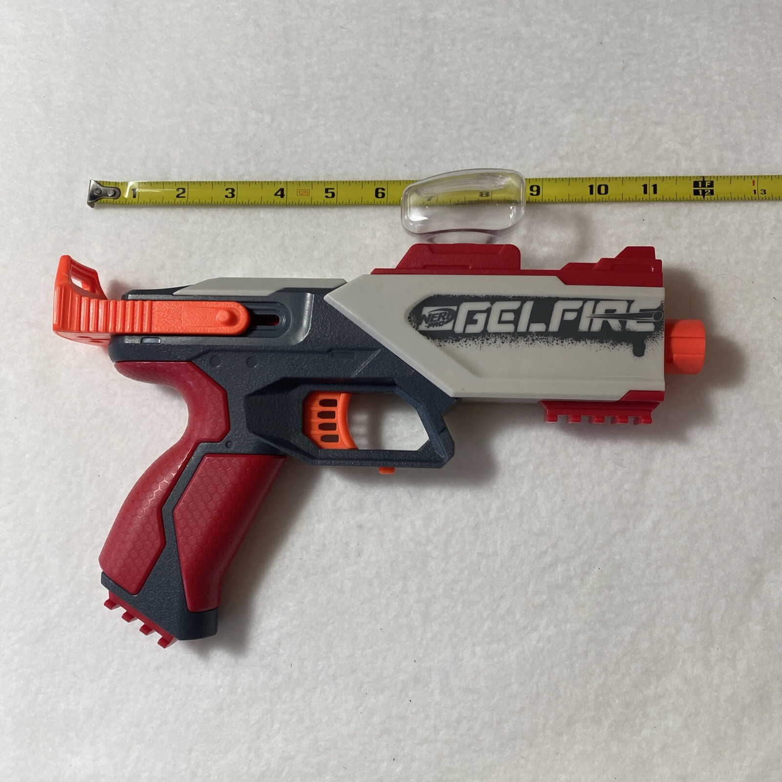 NERF Gelfire Legion Blaster Gun Grey Red Orange Gun Only
