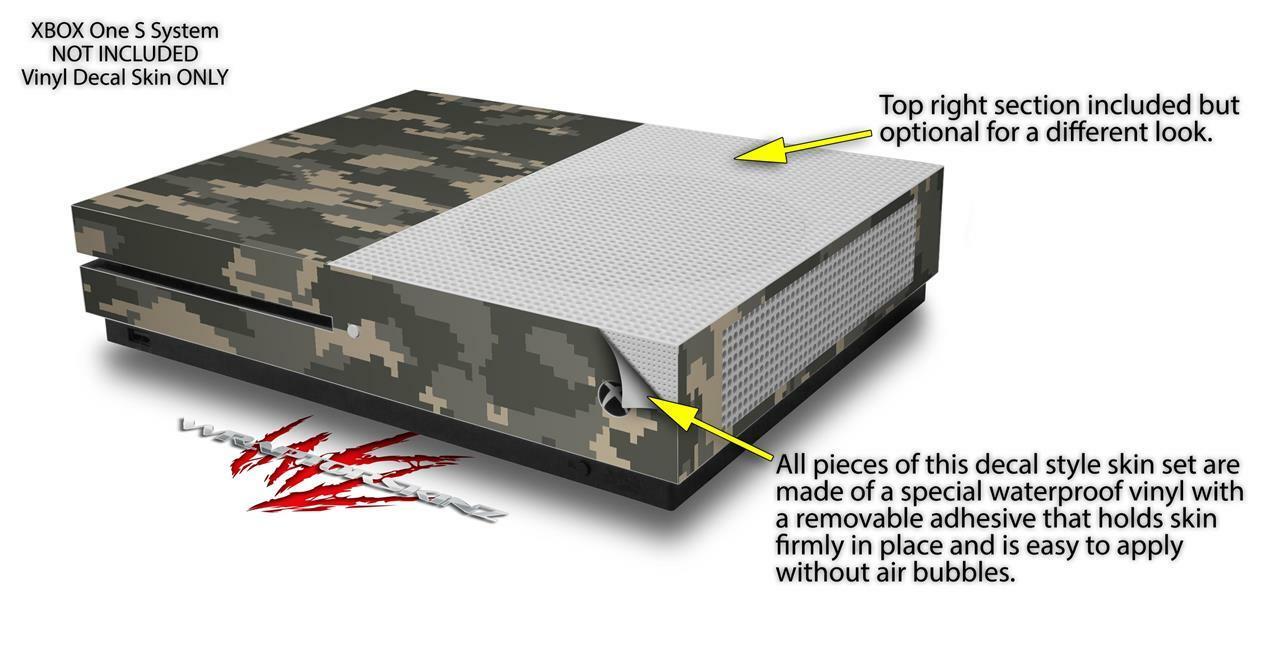 Skin XBOX One S Console Controller WraptorCamo Digital Camo Combat
