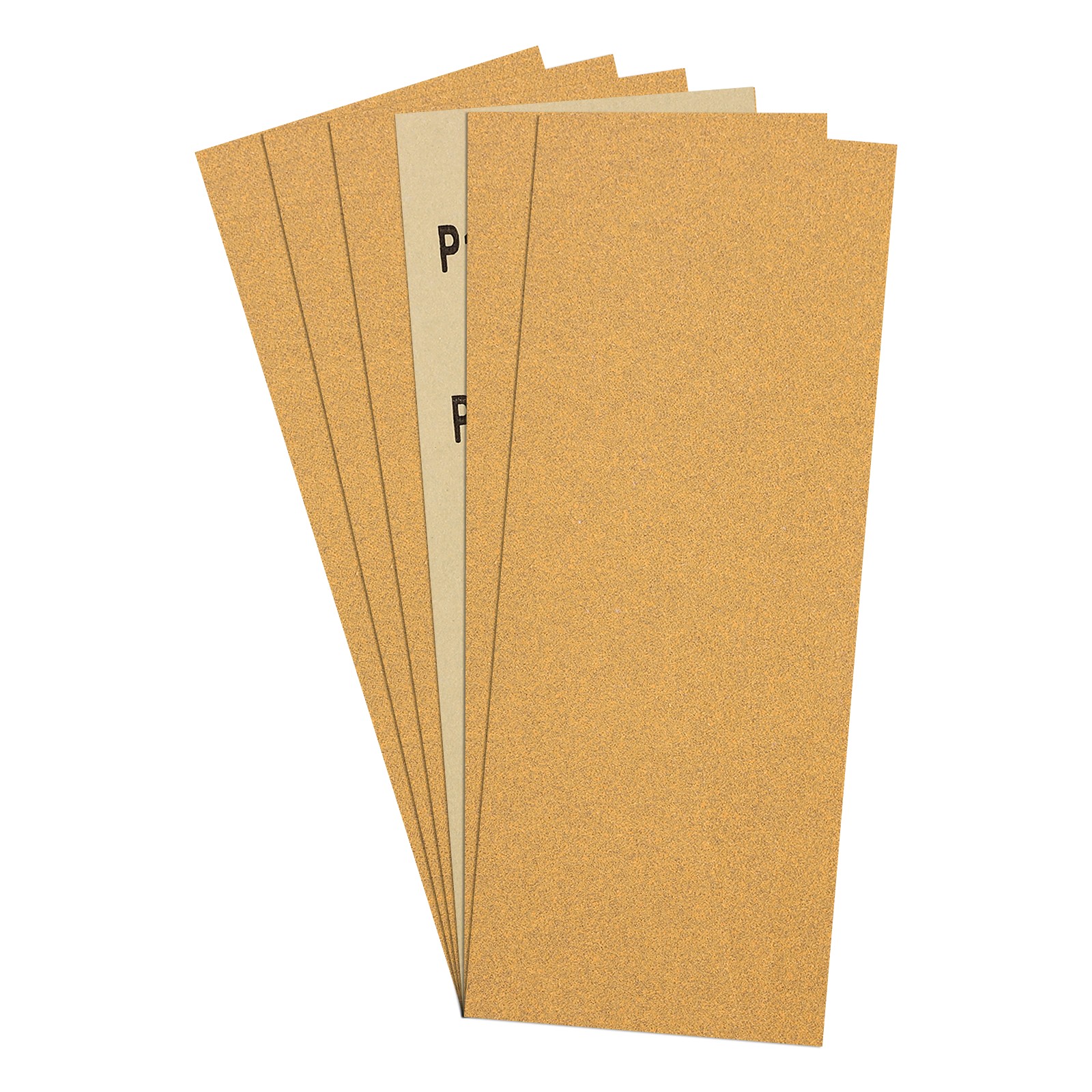 Sandpapers (3.6" x 9"/91mm x 229mm) 6 Sheet, 100 Grit Gold Sand Paper