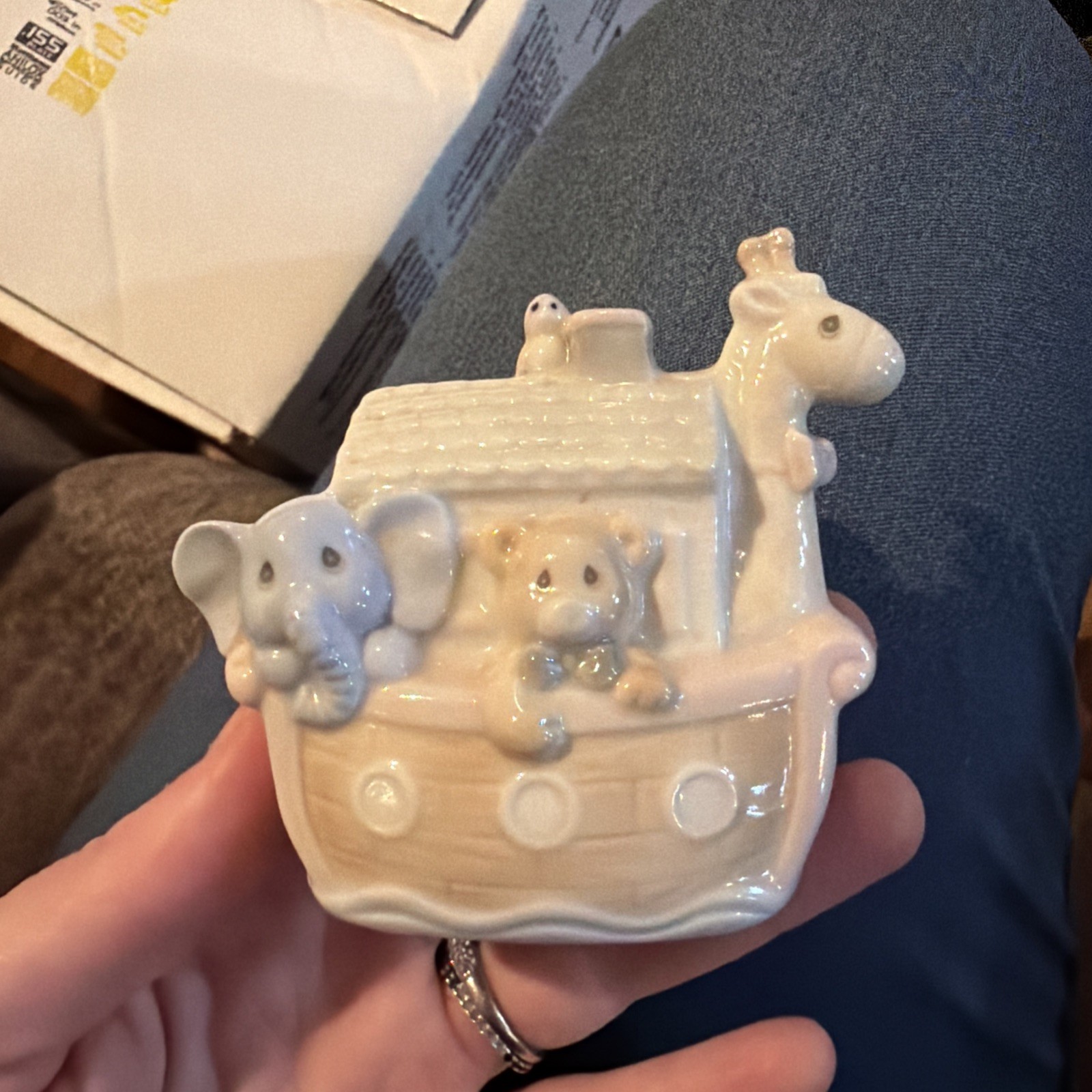Precious Moments Ark Night Light Ceramic
