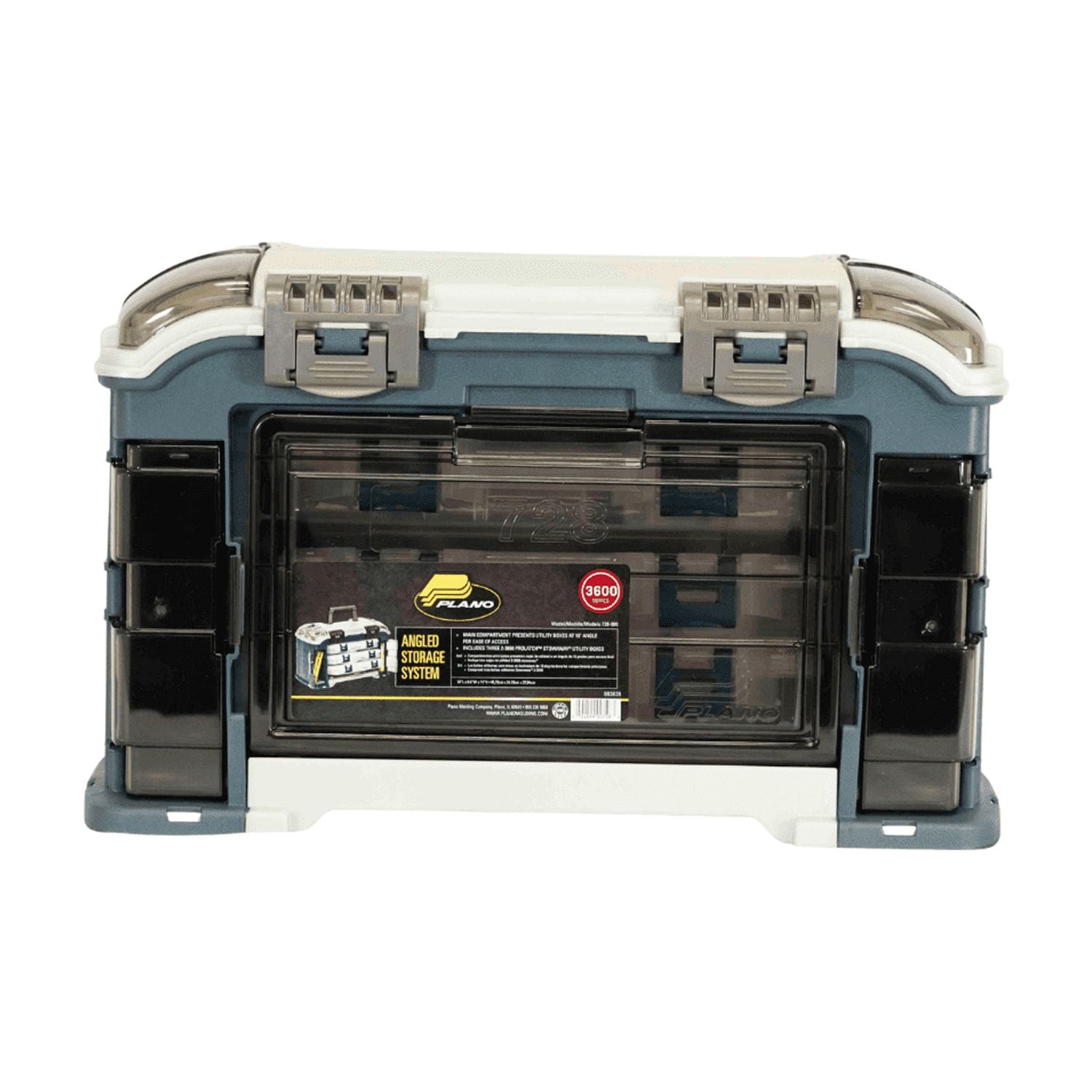 Angled Tackle System 3700 Blue & Silver Durable