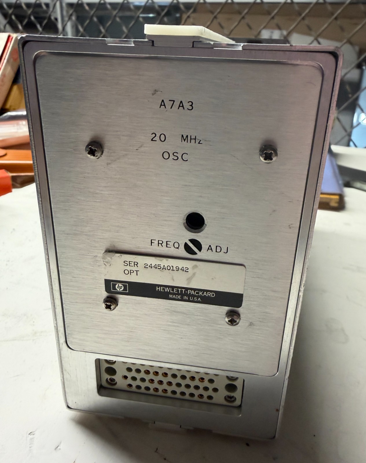 HP 86633B Modulation Section for 8660 Series Signal Generators, Untested, As Is