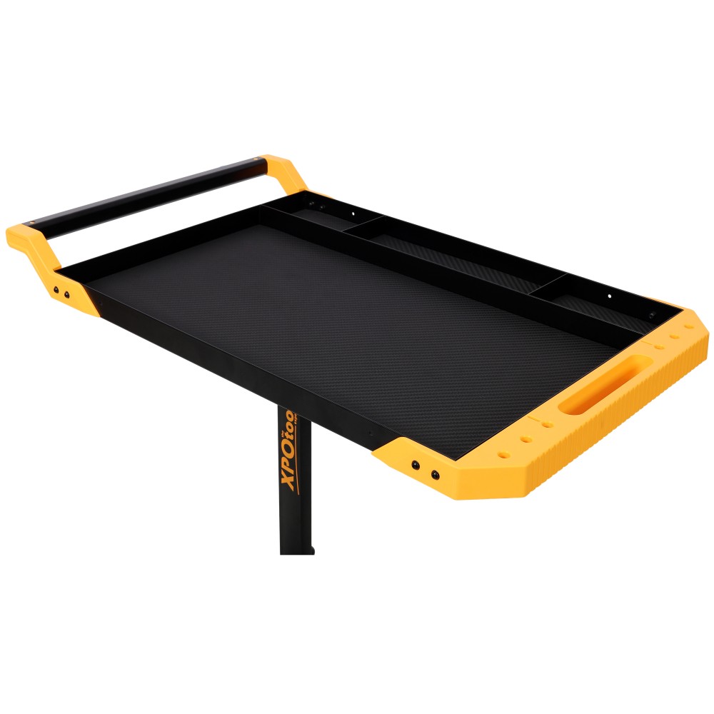 Adjustale Height Mobile Work Table,Rolling Tool Tray Table,Repair Shops, and DIY