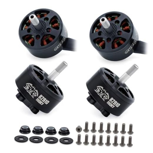 4pcs Surpass B2810 1180KV Brushless Motors CW/CCW 5S for FPV Racing Drone