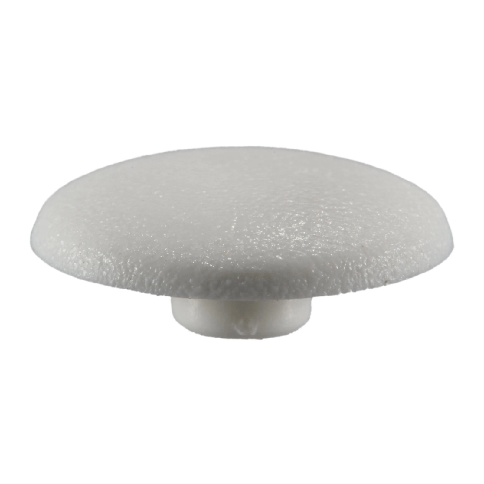 7mm White Nylon Plastic Socket Trim Caps (20 pcs.)