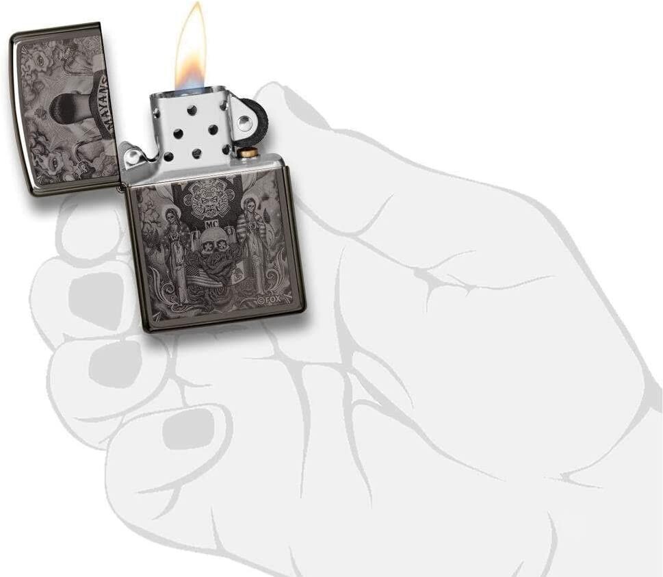 Zippo 49031 Mayans M.C. Black Ice