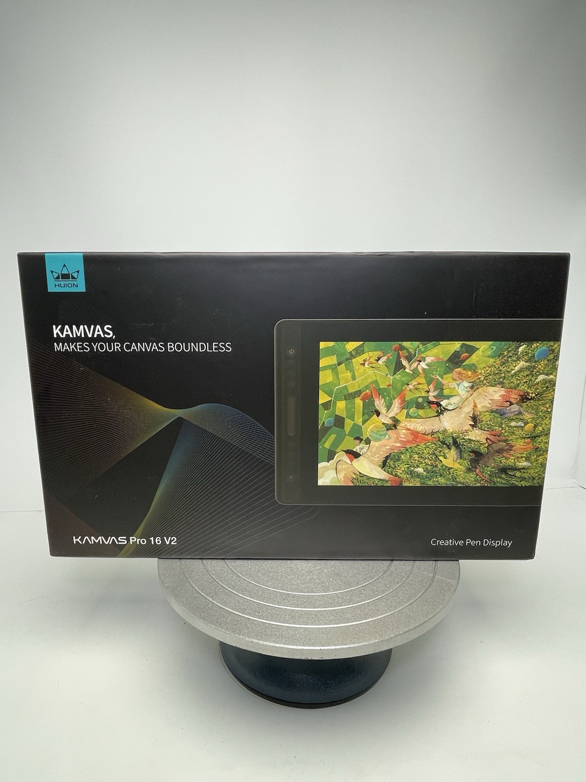 HUION Kamvas Pro 16 V2 15.6" Graphic Tablet 16K PenTech 4.0, Touch Bar & 6 Keys
