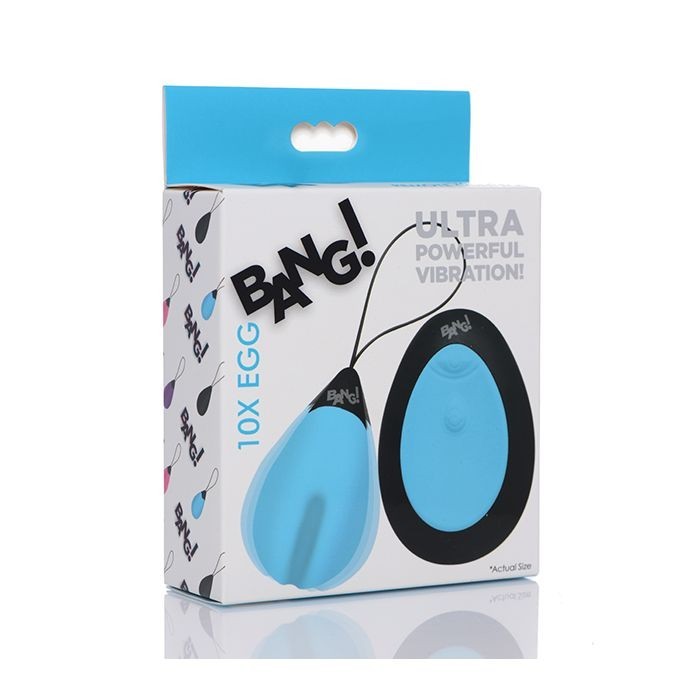 Bang! 10X Silicone Rechargeable Vibrating Egg Bullet Vibrator