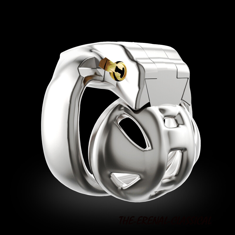 Male Metal Chastity Device Air Nub Breathable Rings Male Chastity Cage Lock Belt
