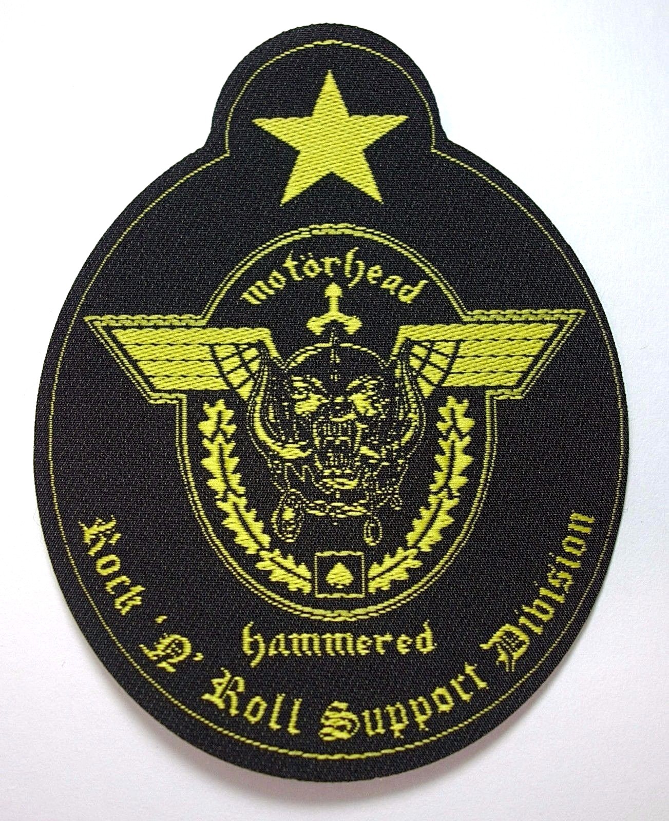 motorhead rock "n" roll support division  WOVEN  PATCH