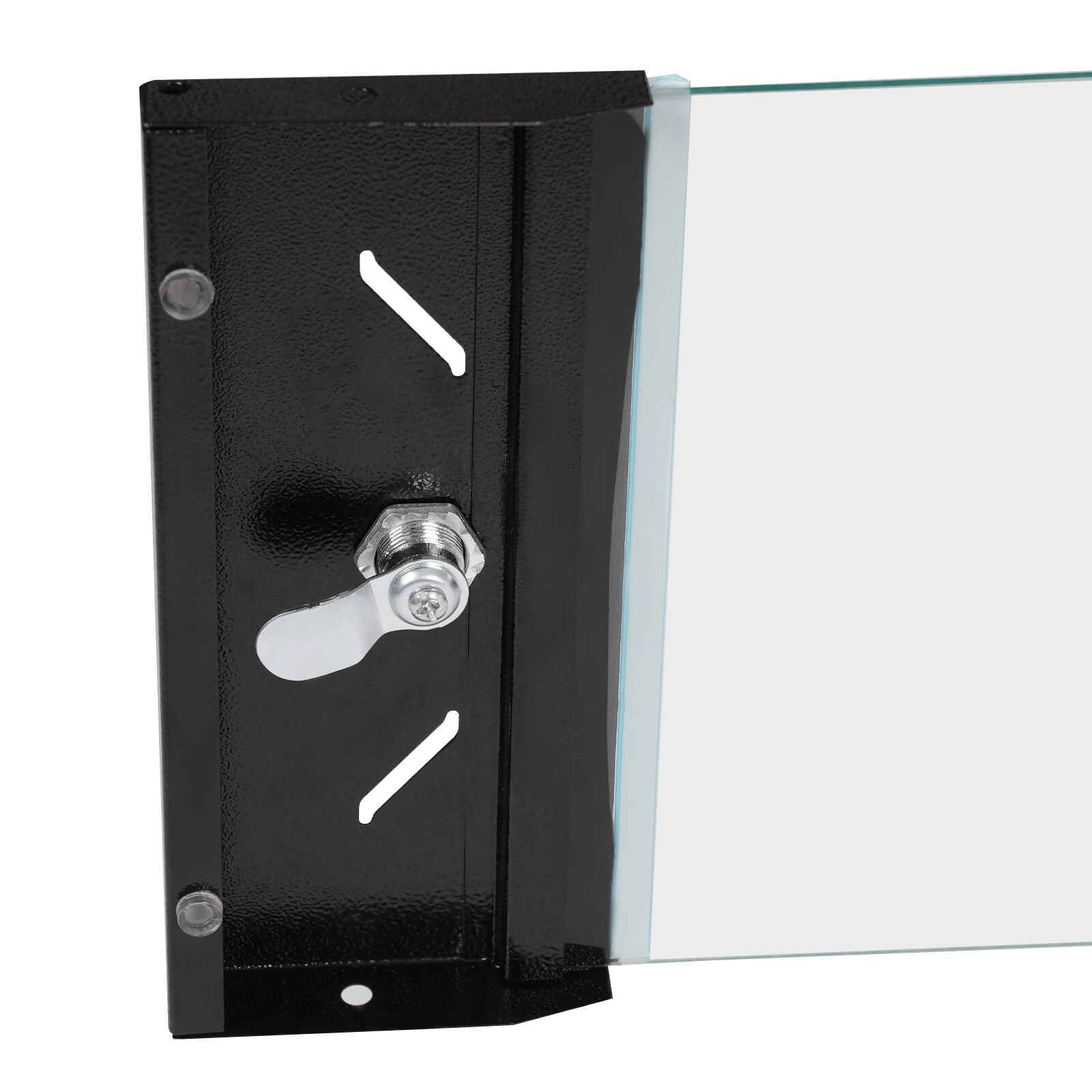 4U Rack Mount Server Cabinet Case Deep Drawer Lockable With Key Glass Door