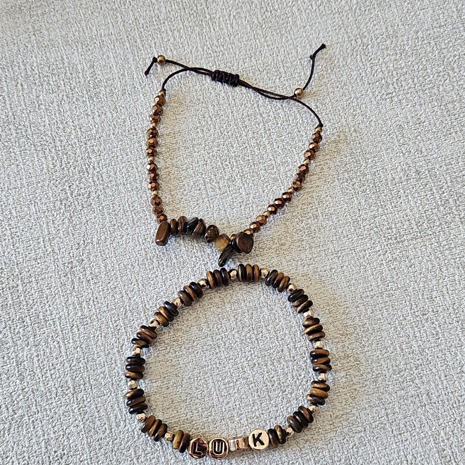 Tiger eye bracelets