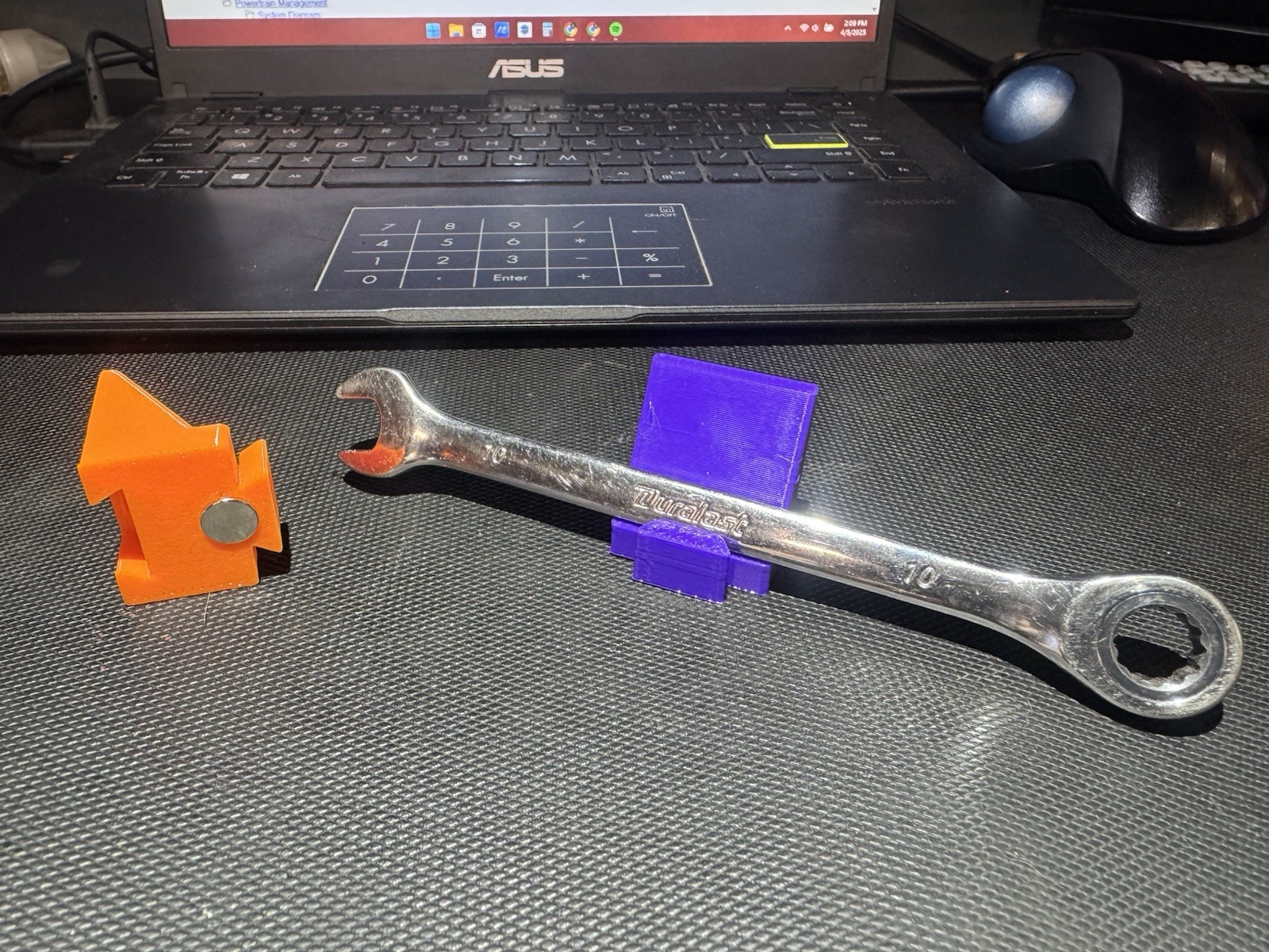 Magnetic Wrench Organizer
