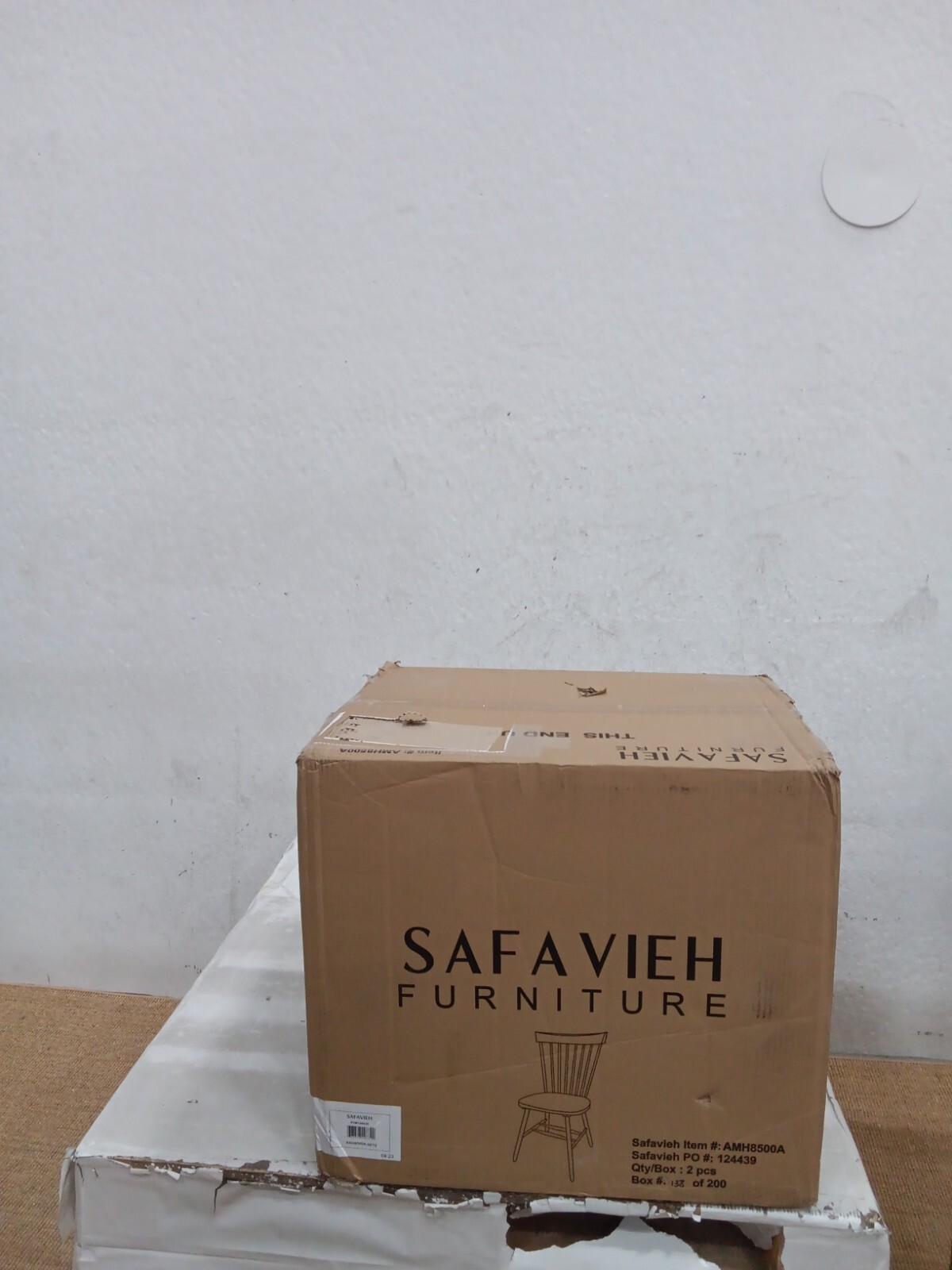 Safavieh PARKER SPINDEL SIDE CHAIR, Reduced Price 2172729160 AMH8500A
