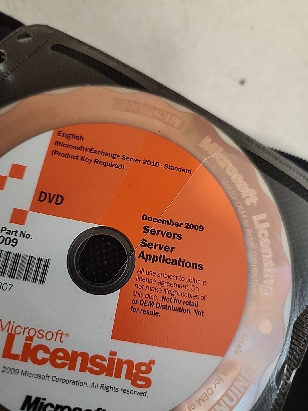Microsoft Volume Licensing Software Lot Of 36: Servers: Exchange SQL 2003-2010