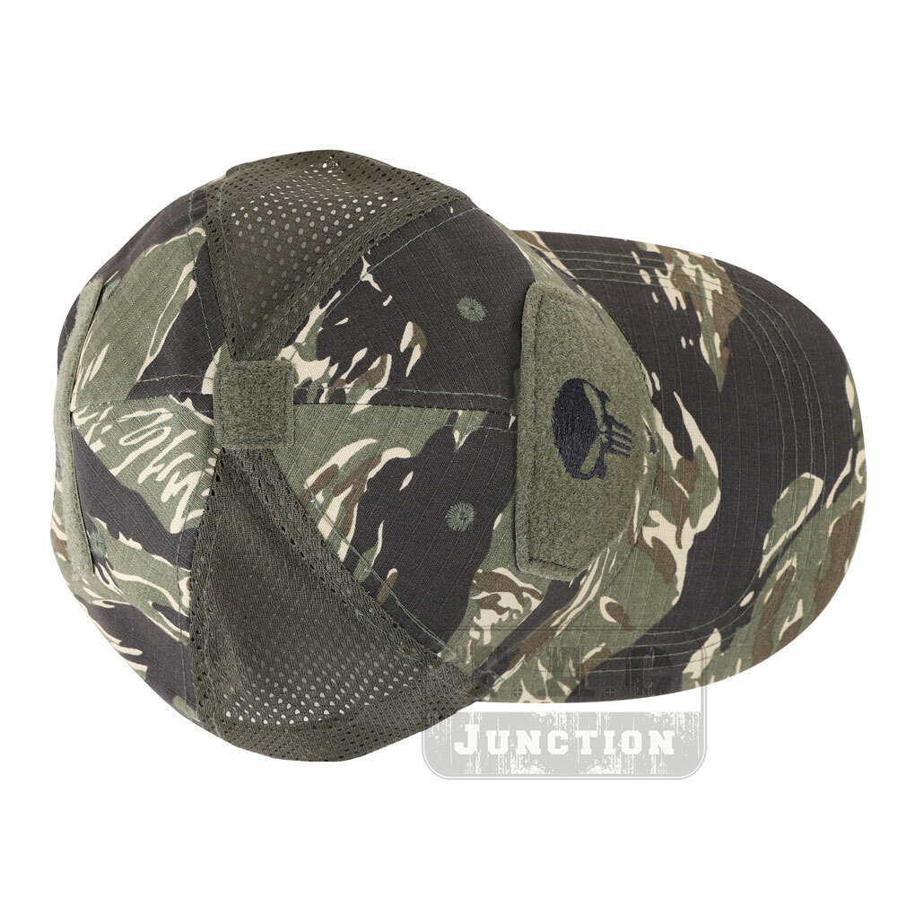Tiger Stripes Tactical Mesh Hat Adjustable Baseball Cap Outdoor Hunting Fishing