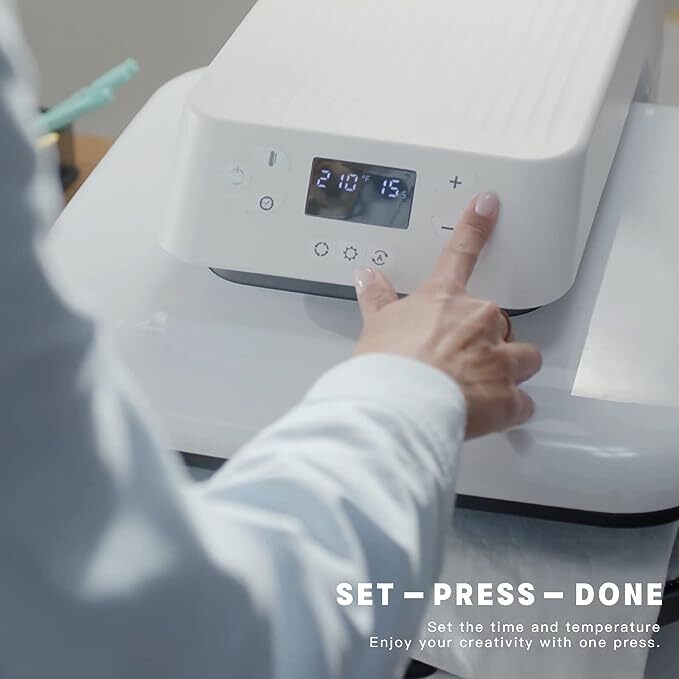 HTVRONT Heat Press Machine Bundle Digital Transfer T-Shirt Sublimation Automatic