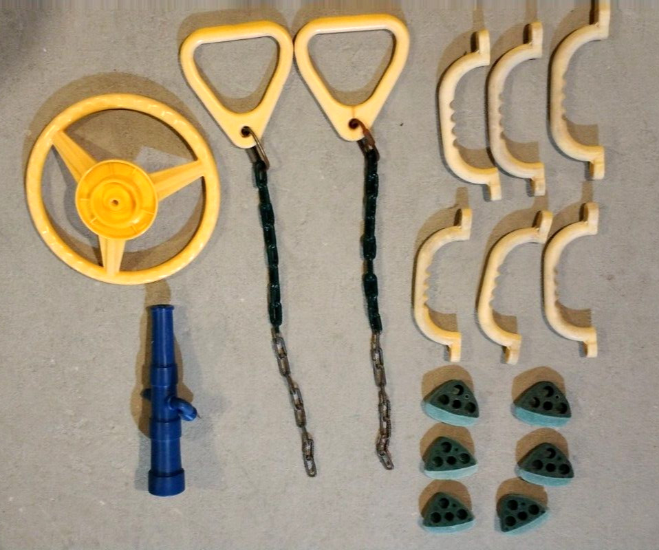 16 Piece Playstar Adventures Playset Swing Set Replacement Accessories