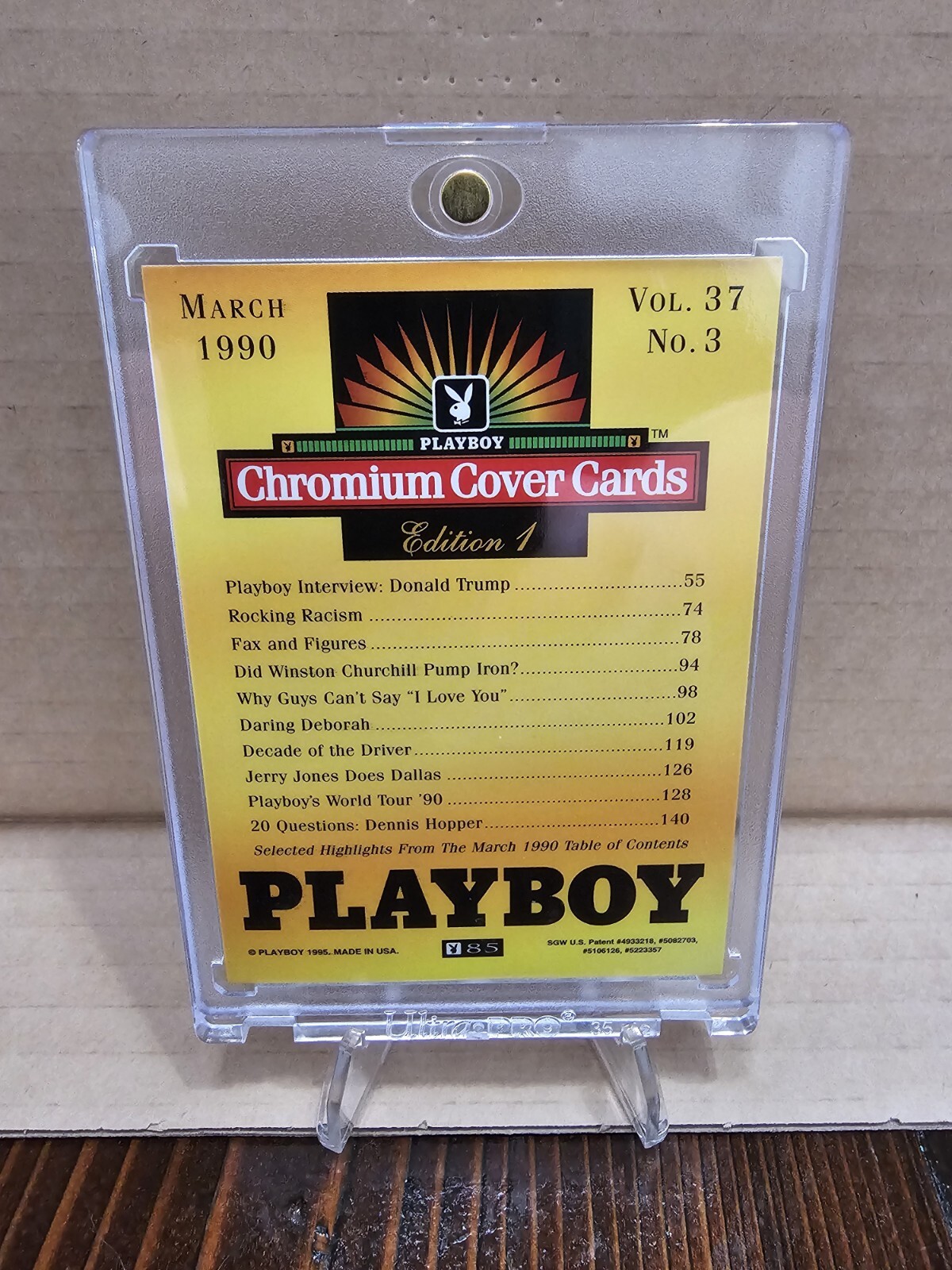 Donald Trump POTUS Playboy Card & Gold FOIL Bills!!!!!