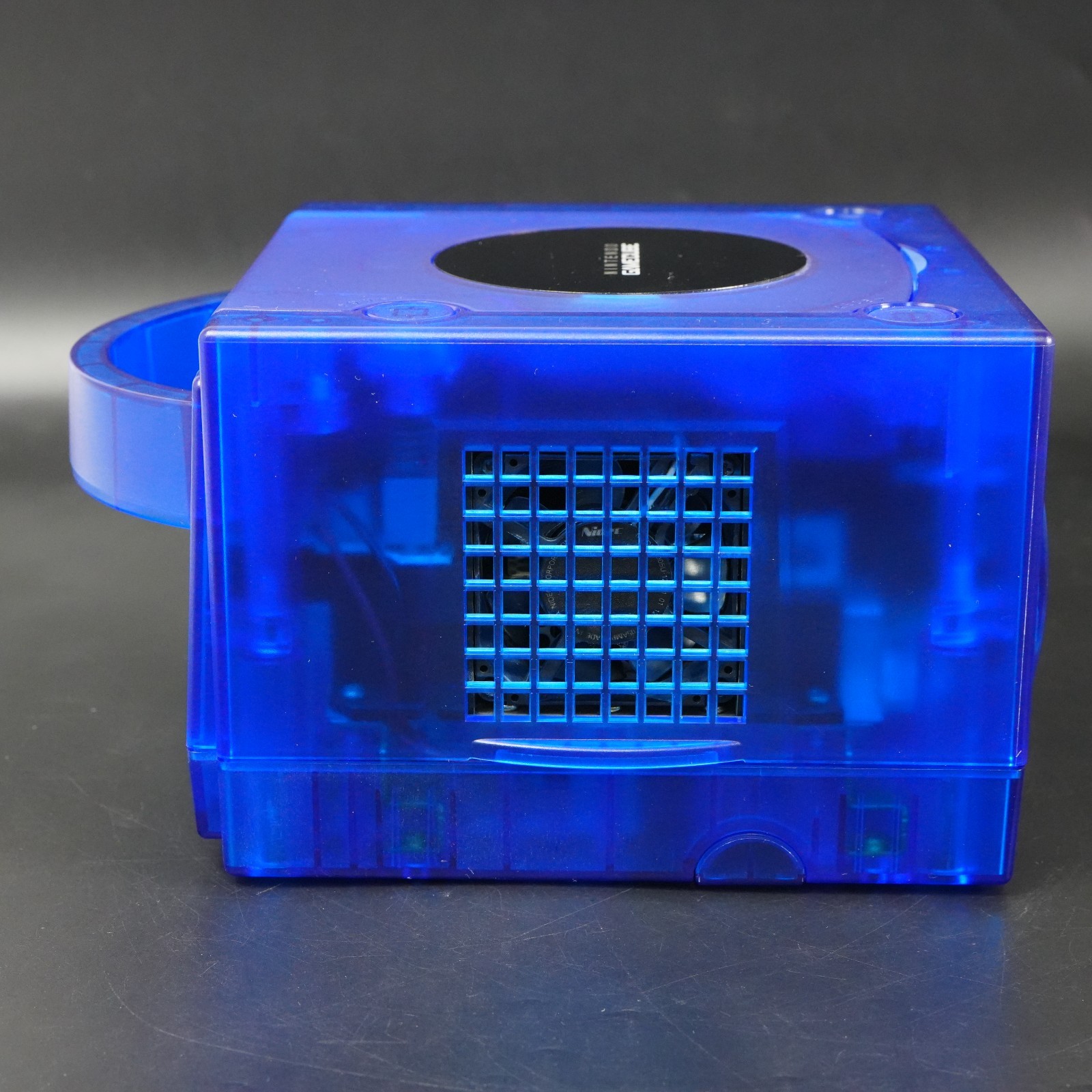 Nintendo GameCube Replacement Clear Blue Shell Console NTSC U-C/J Region Switch