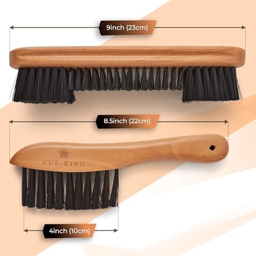 Cue-King Pool Table Brush Set, Pool Table Accessories, Billiard Accessories,