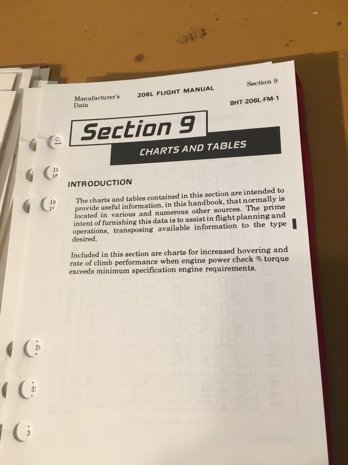 Bell 206L Long Ranger Pilot's Flight Manual