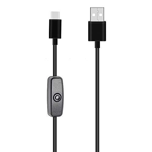 Power USB Switch Type-C Cable for Raspberry Pi 4, Replacement for Raspberry