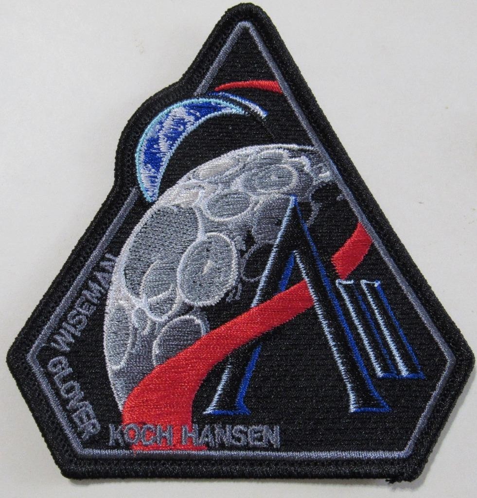 NASA ARTEMIS-II PROGRAM MISSION PATCH 4.1" EMBROIDERED A-B EMBLEM