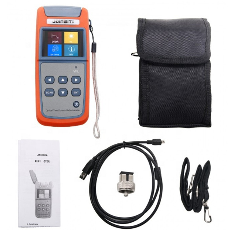 Mini Optical Time Domain Reflectometer OTDR Visual Fault Locator Built-in VFL