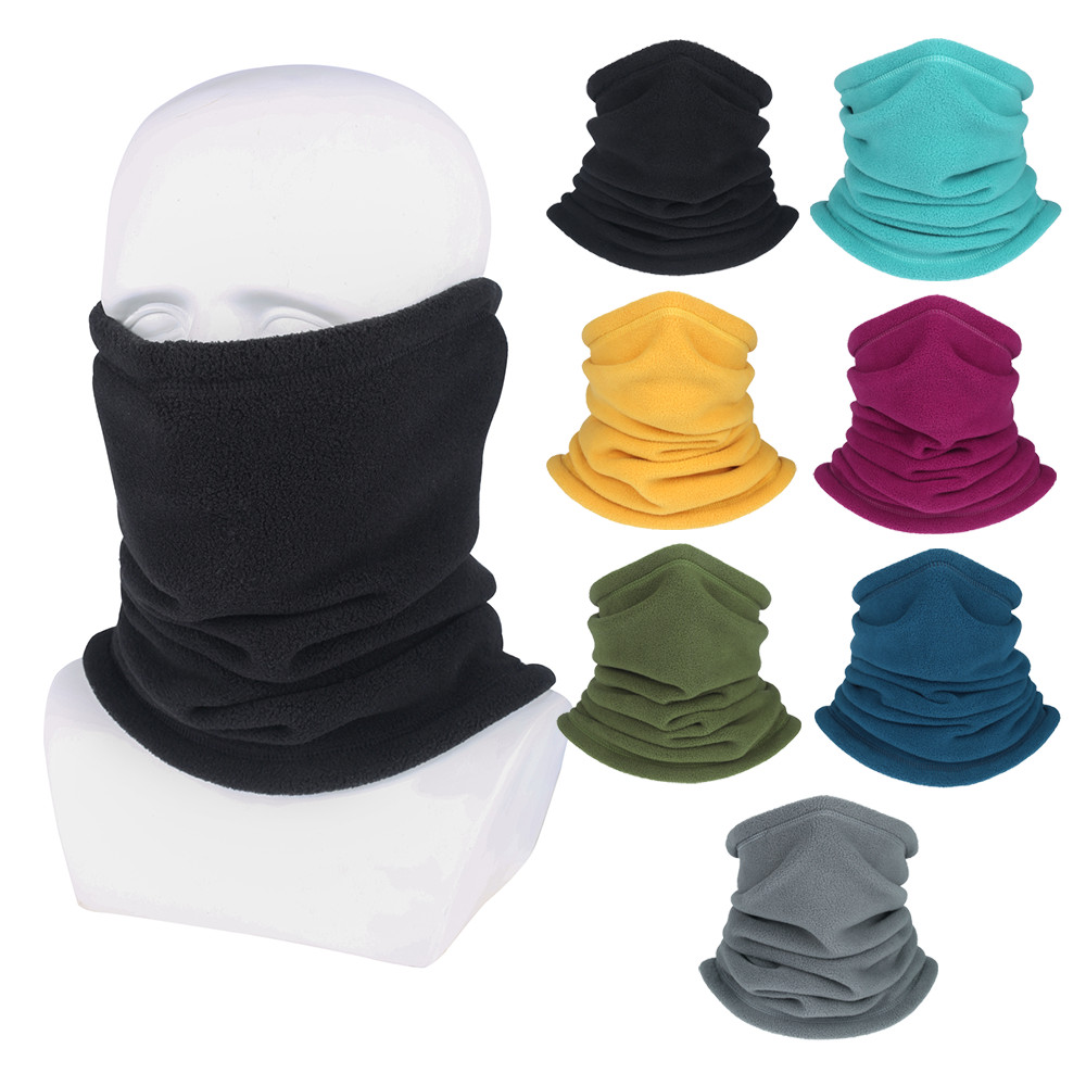 Bandana Face Mask Windproof Thermal Fleece Neck Warm Face Hood Skiing Motorcycle
