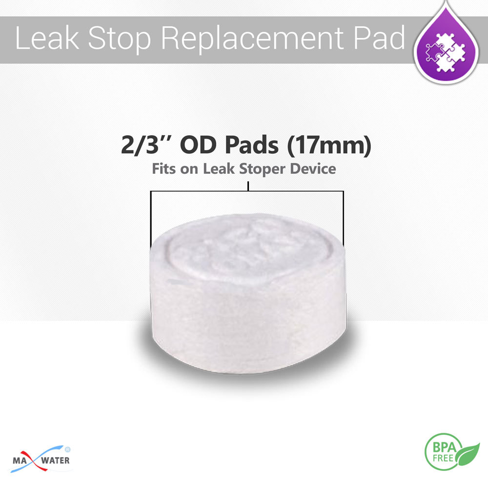 2-Pack 17mm expanding pads for Reverse Osmosis Leak Detector / Protector Valve