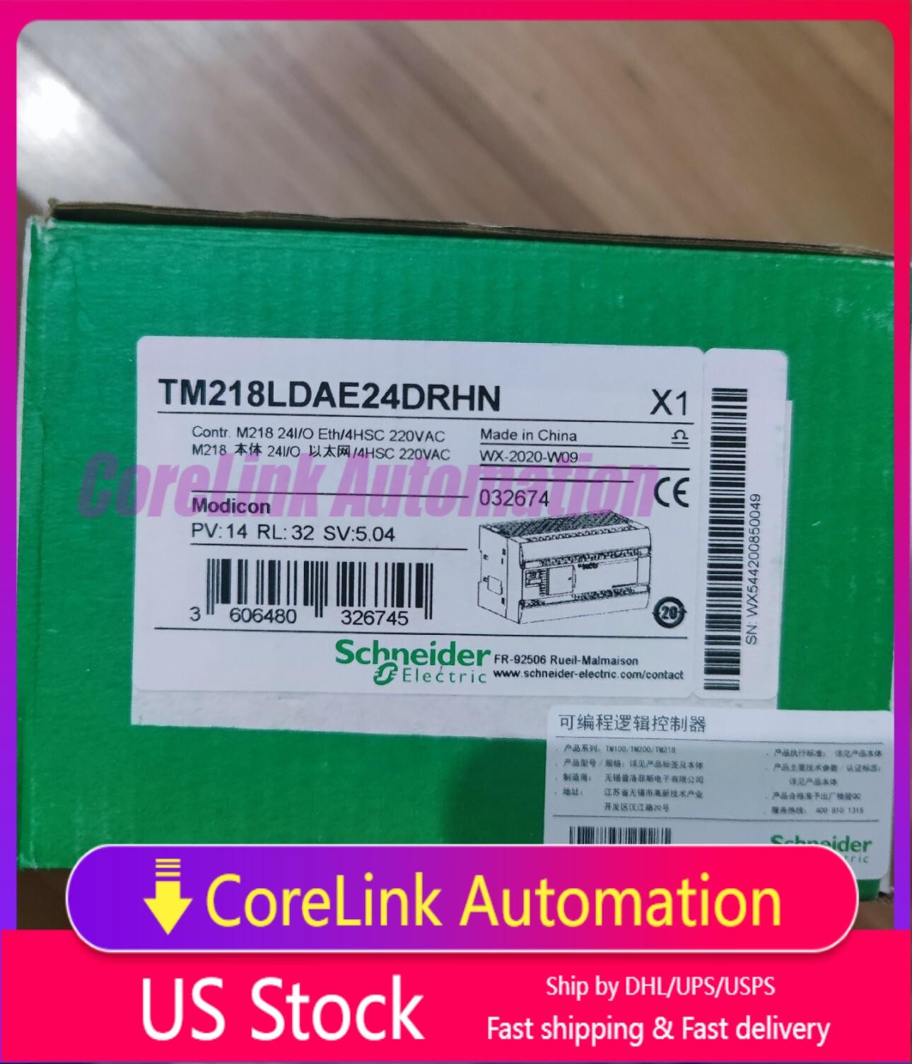 TM218LDAE24DRHN brand new Schneider programmable module, free shipping