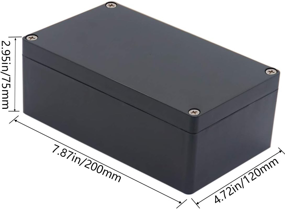 Project Box ABS Plastic Black Electrical Boxes IP65 Waterproof DIY Electronic J